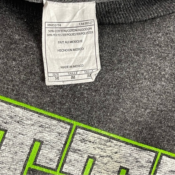 NFL Team Apparel Seattle Seahawks Medium Graphic Long Sleeve Shirt Football - Picture 5 of 7